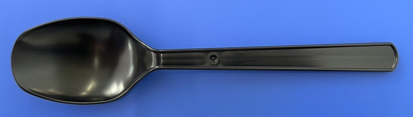 黒カトラリー｜プラスチック製 スプーン・フォーク、レンゲ製造
